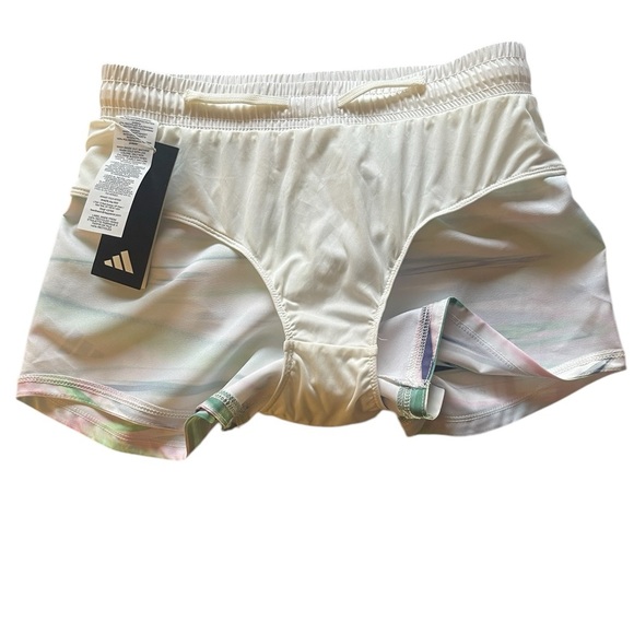 Adidas NWT Girls Aeroready Elastic Waistband Shorts Size Medium - Picture 5 of 11